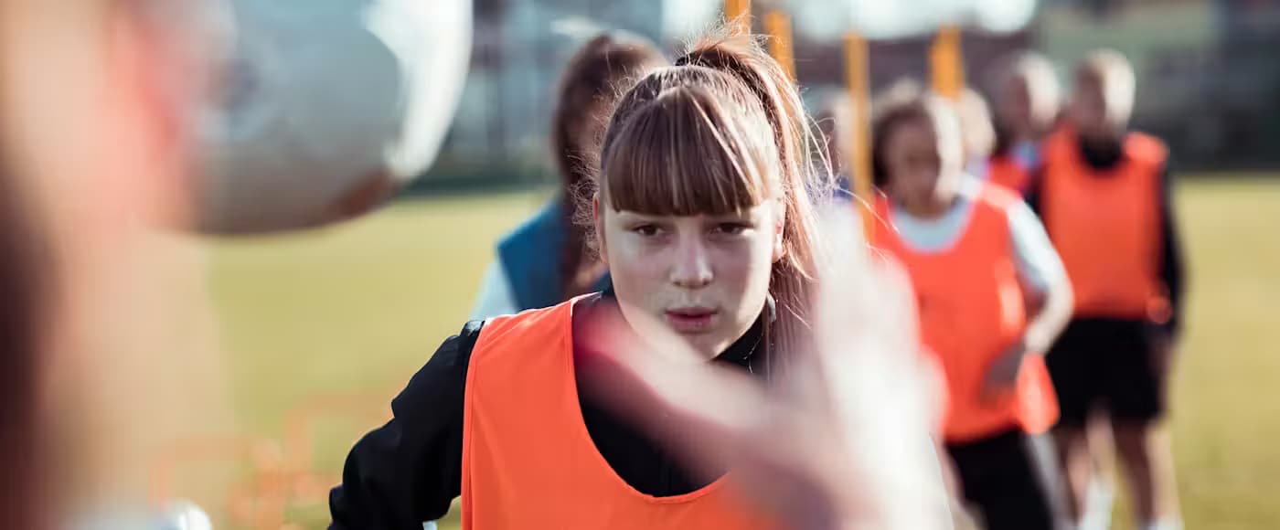 Meisje sport in hesje